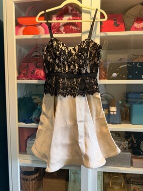 Milly 1950s style lace cocktail dress